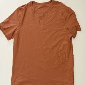 Lululemon Copper Short Sleeve Tee Henley